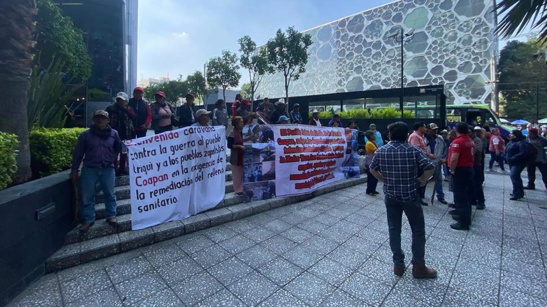 La inconformidad por el relleno sanitario de Santa María Coapan ahora llego hasta las oficinas centrales de la PROFEPA